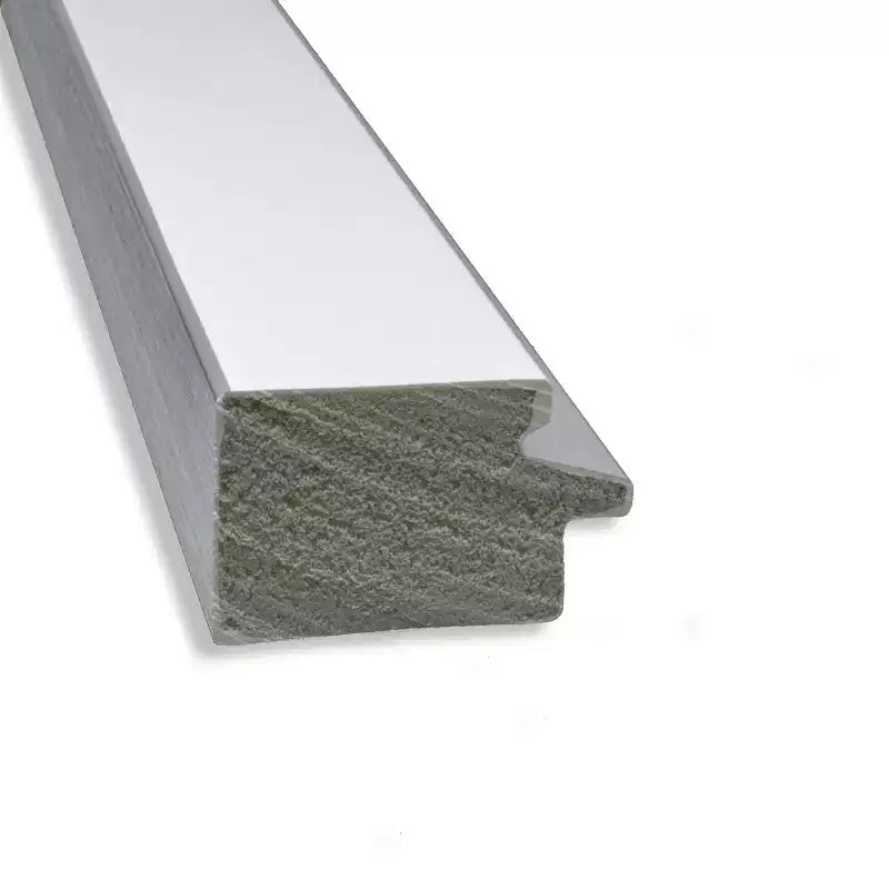 41x30" Bathroom Wall Mirror – White/Silver Narrow Frame, Non-Beveled, Hangs Vertical or Horizontal
