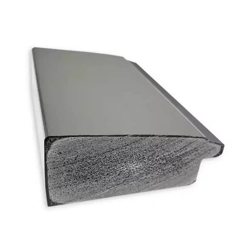 28x64" Full Length Floor Leaner Mirror – Brushed Nickel Frame, Non-Beveled, Wall Mount Option