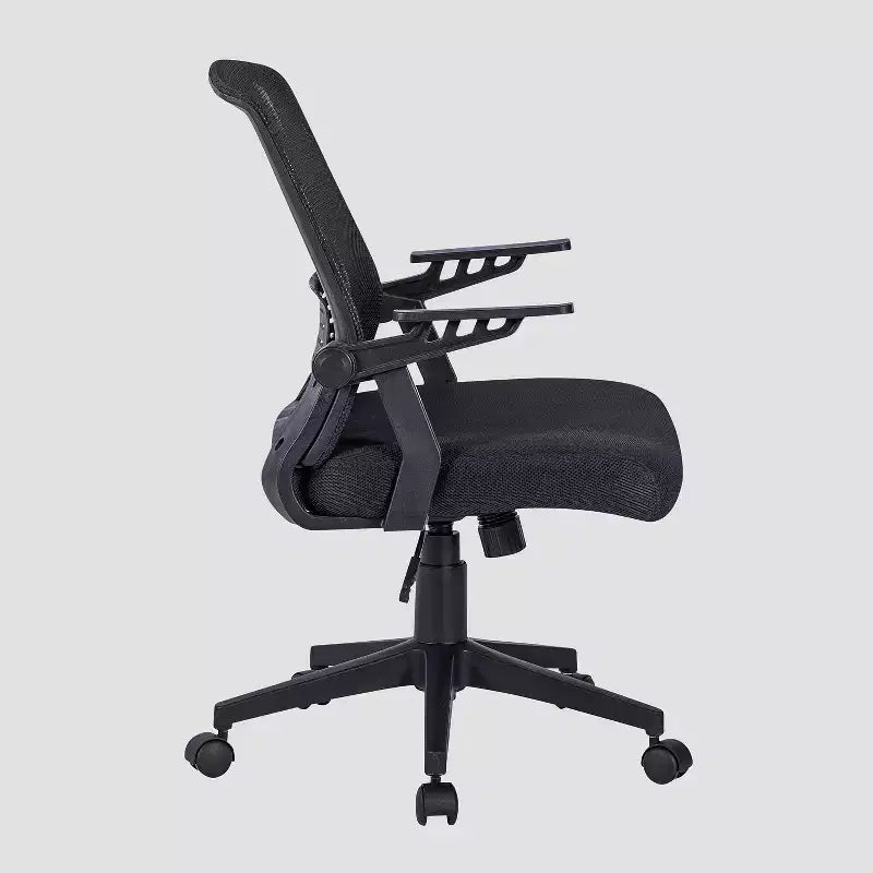 Ergonomic Mesh Office Chair Black – Adjustable Arms, Lumbar Support, 200 lb, 2-Year Warranty