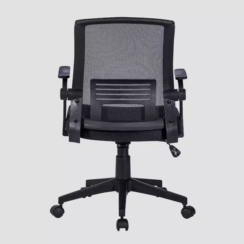 Ergonomic Mesh Office Chair Black – Adjustable Arms, Lumbar Support, 200 lb, 2-Year Warranty