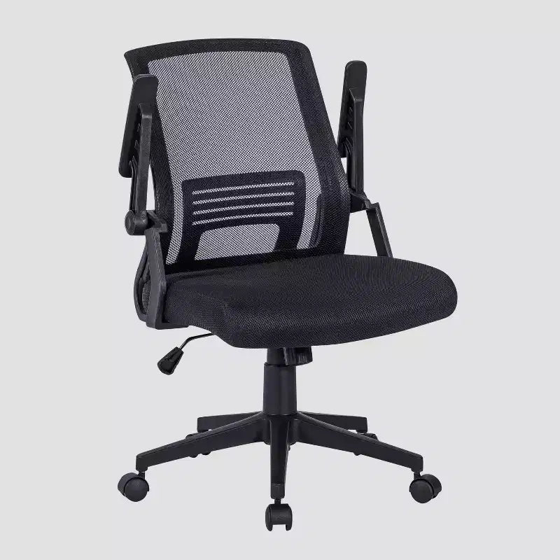 Ergonomic Mesh Office Chair Black – Adjustable Arms, Lumbar Support, 200 lb, 2-Year Warranty