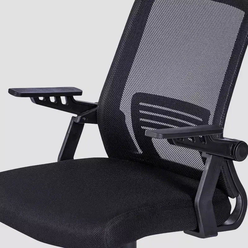Ergonomic Mesh Office Chair Black – Adjustable Arms, Lumbar Support, 200 lb, 2-Year Warranty