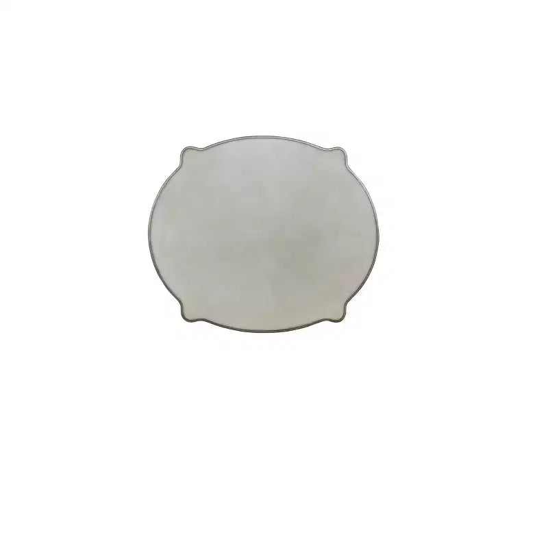 55" Oval Coffee Table Vintage Bone White – Decorative Scrollwork, Claw Legs, Wood Composite