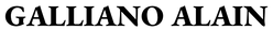 Galliano Alain – Accueil