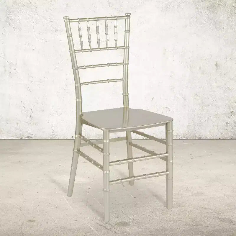 Resin Stackable Chiavari Chair – 1000 lb Capacity, Indoor & Outdoor, Fully Assembled