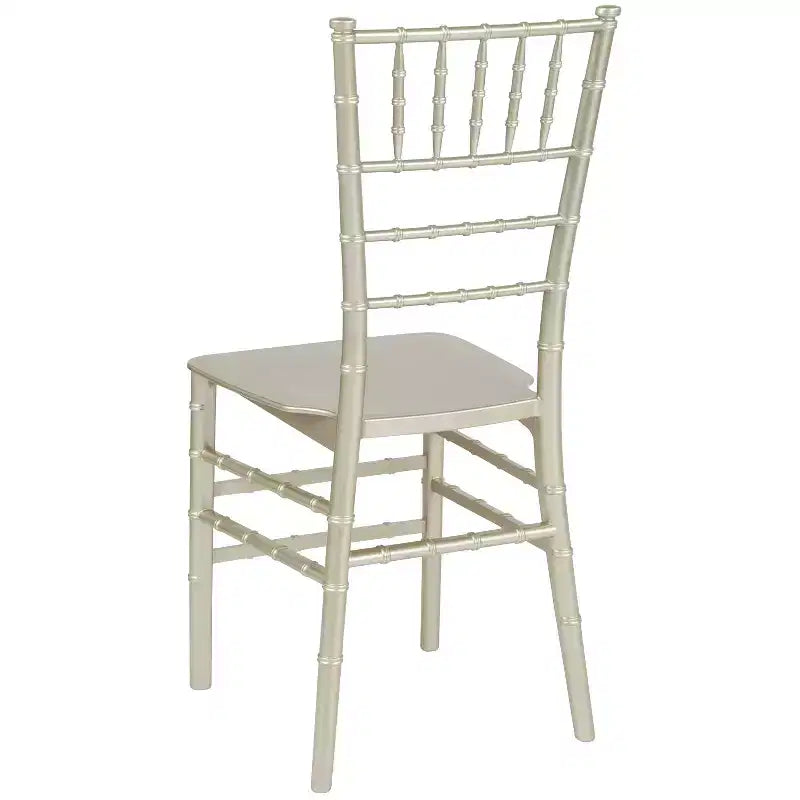 Resin Stackable Chiavari Chair – 1000 lb Capacity, Indoor & Outdoor, Fully Assembled