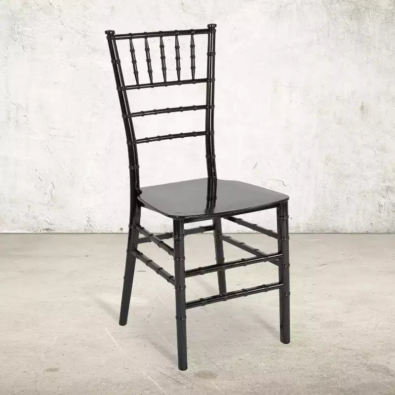 Resin Stackable Chiavari Chair – 1000 lb Capacity, Indoor & Outdoor, Fully Assembled