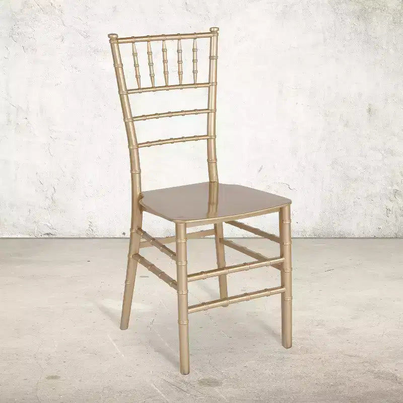 Resin Stackable Chiavari Chair – 1000 lb Capacity, Indoor & Outdoor, Fully Assembled
