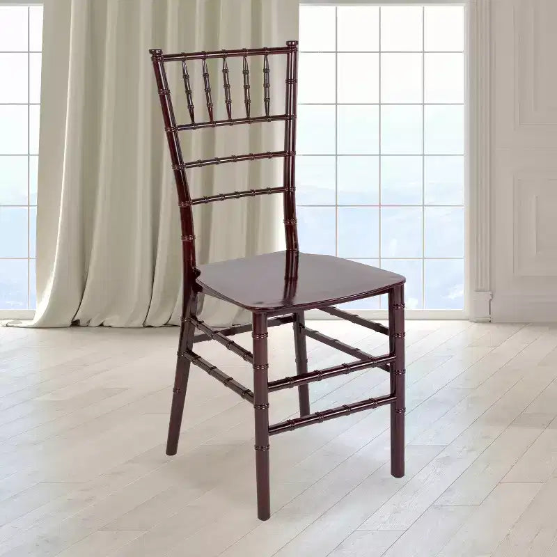 Resin Stackable Chiavari Chair – 1000 lb Capacity, Indoor & Outdoor, Fully Assembled