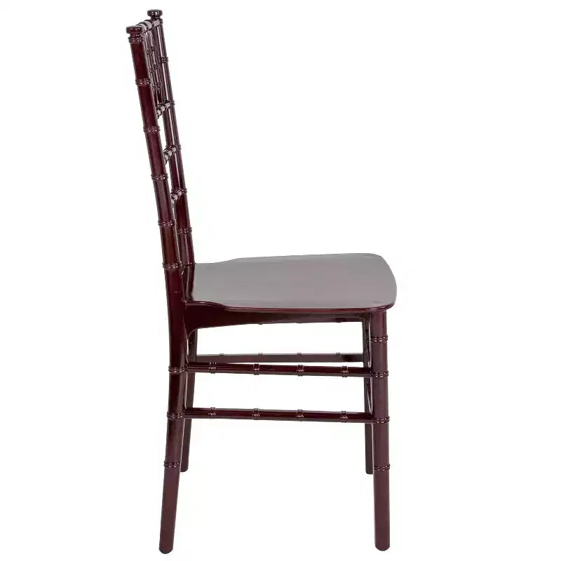 Resin Stackable Chiavari Chair – 1000 lb Capacity, Indoor & Outdoor, Fully Assembled