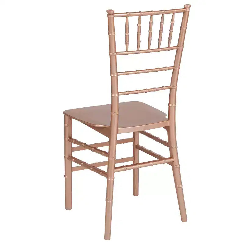 Resin Stackable Chiavari Chair – 1000 lb Capacity, Indoor & Outdoor, Fully Assembled