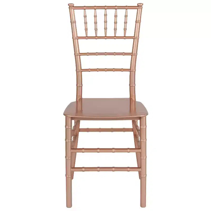 Resin Stackable Chiavari Chair – 1000 lb Capacity, Indoor & Outdoor, Fully Assembled