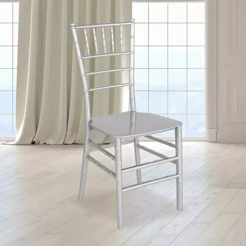Resin Stackable Chiavari Chair – 1000 lb Capacity, Indoor & Outdoor, Fully Assembled