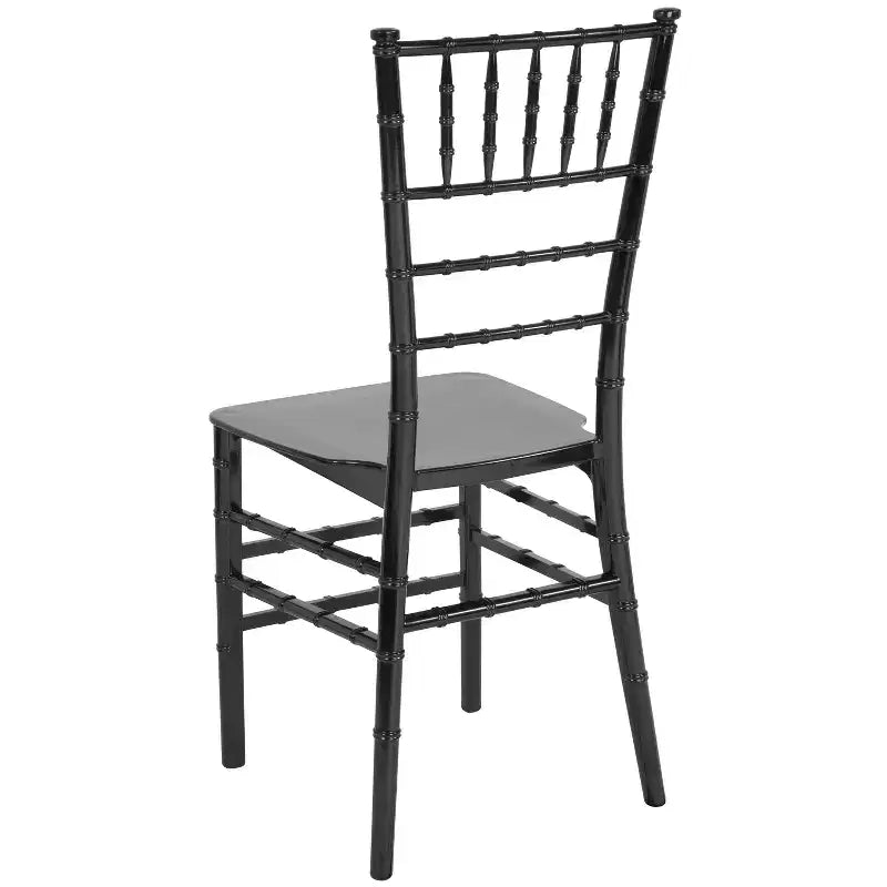 Resin Stackable Chiavari Chair – 1000 lb Capacity, Indoor & Outdoor, Fully Assembled