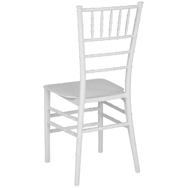 Resin Stackable Chiavari Chair – 1000 lb Capacity, Indoor & Outdoor, Fully Assembled