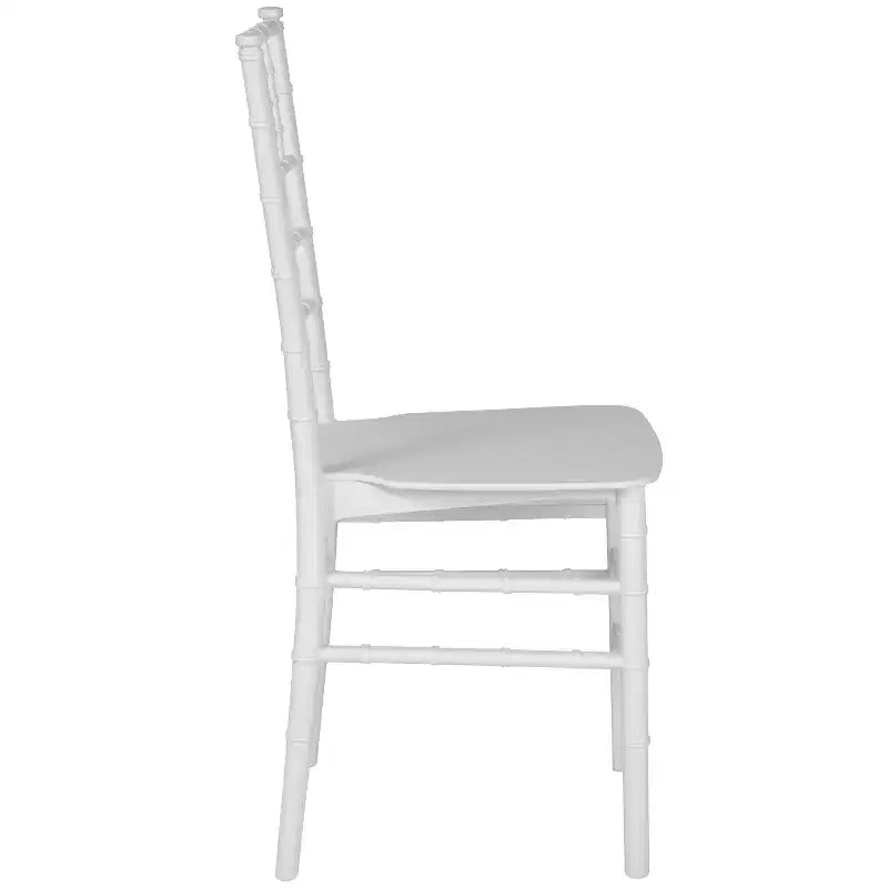 Resin Stackable Chiavari Chair – 1000 lb Capacity, Indoor & Outdoor, Fully Assembled