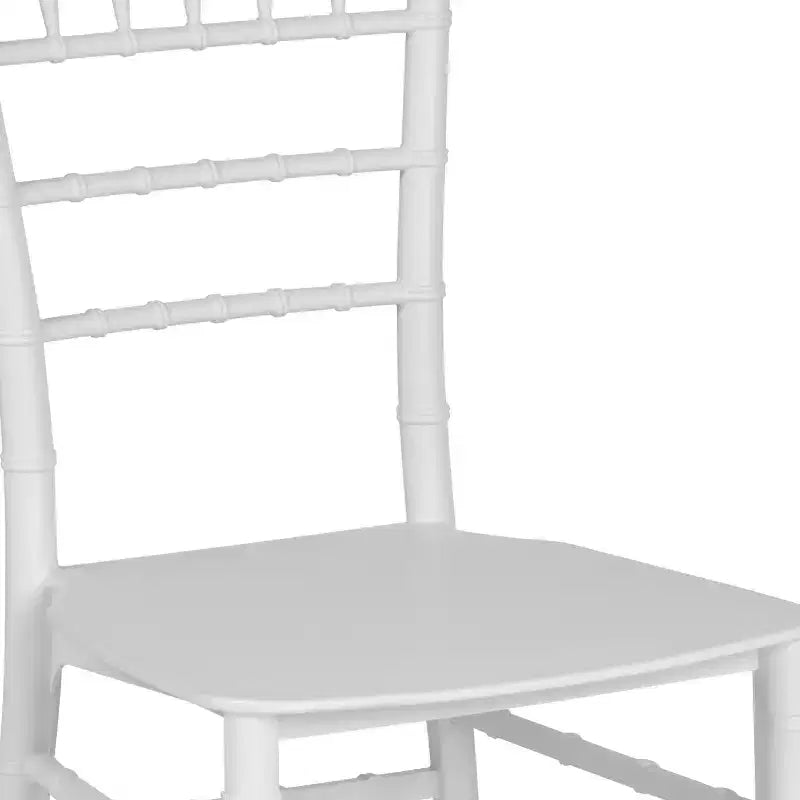 Resin Stackable Chiavari Chair – 1000 lb Capacity, Indoor & Outdoor, Fully Assembled