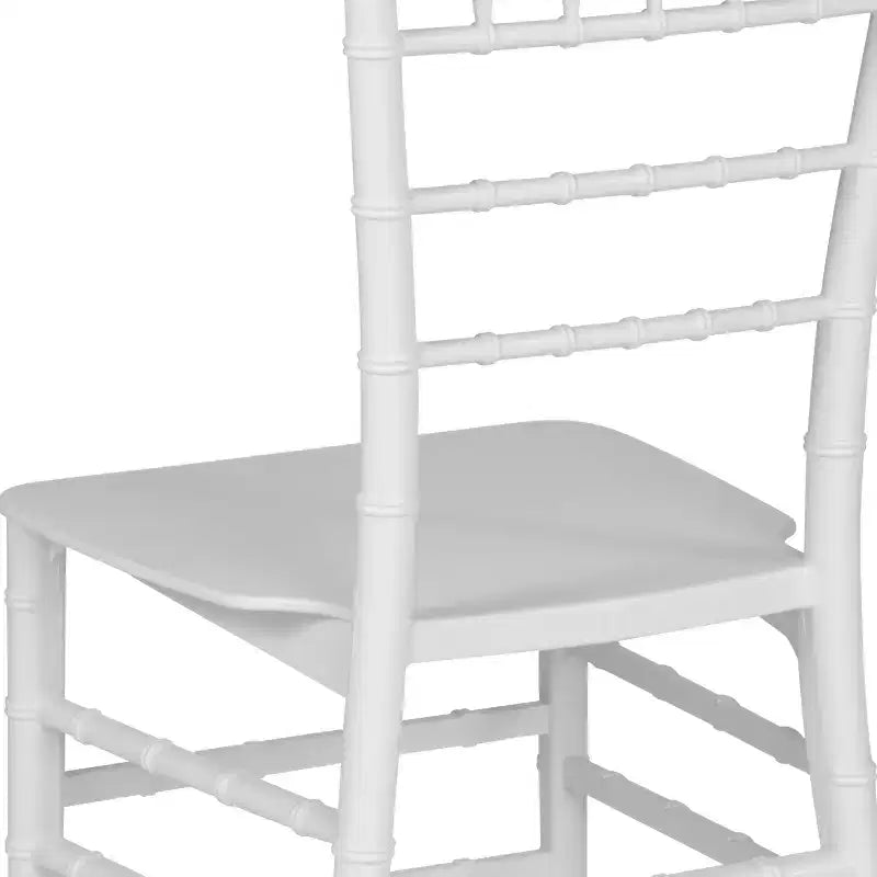 Resin Stackable Chiavari Chair – 1000 lb Capacity, Indoor & Outdoor, Fully Assembled
