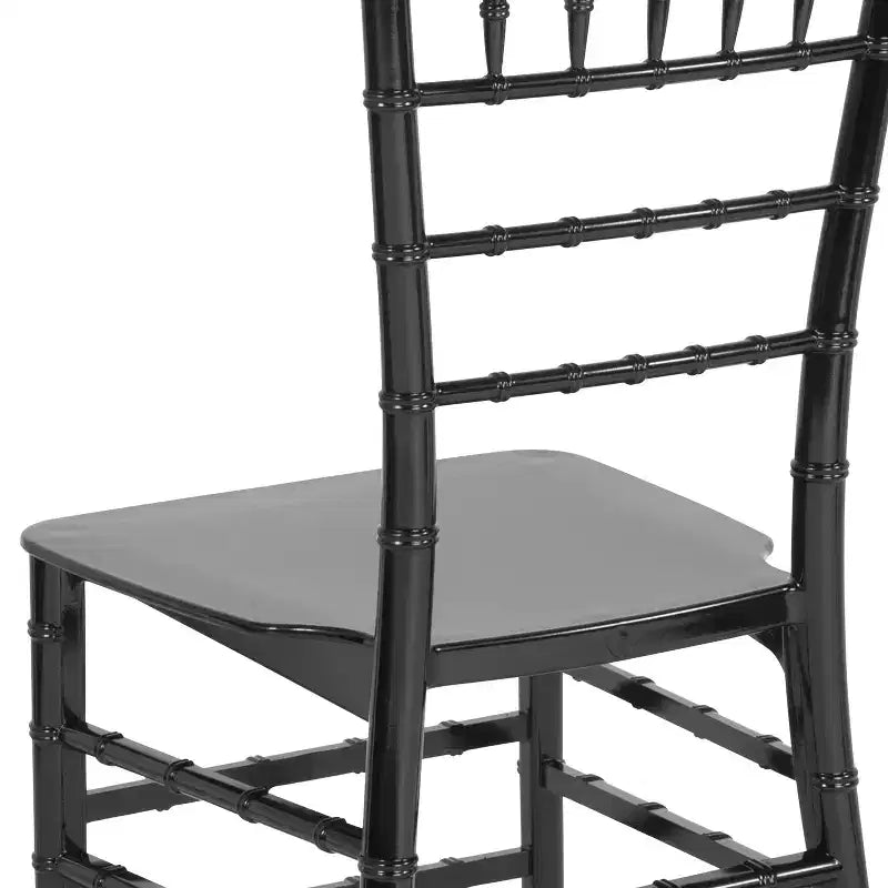 Resin Stackable Chiavari Chair – 1000 lb Capacity, Indoor & Outdoor, Fully Assembled