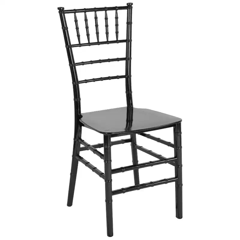 Resin Stackable Chiavari Chair – 1000 lb Capacity, Indoor & Outdoor, Fully Assembled