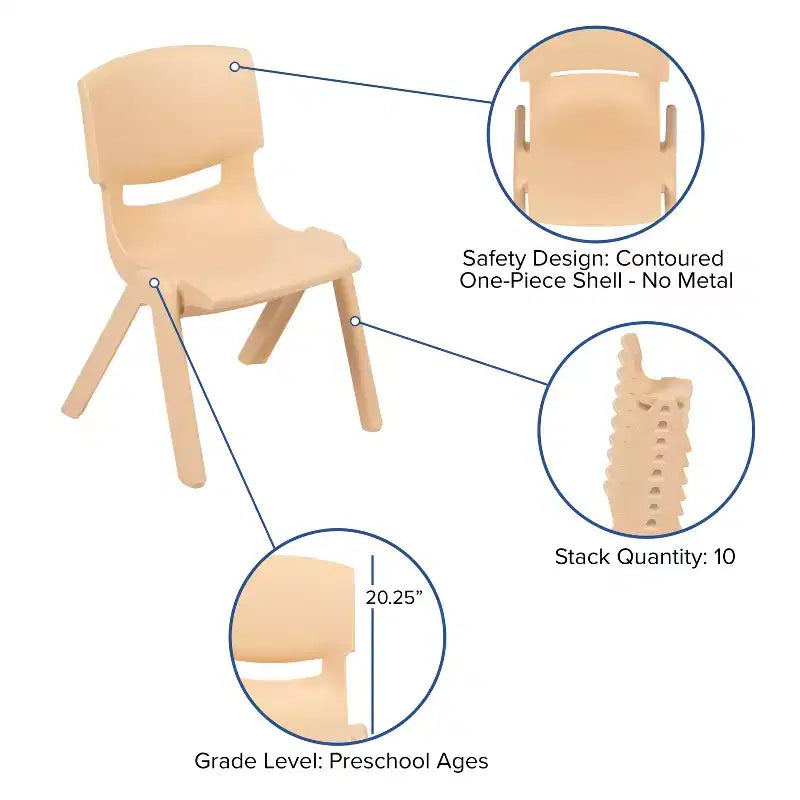 Kids Height Adjustable Activity Table Set with 4 Chairs – 24x48", Plastic, Ages 1-3