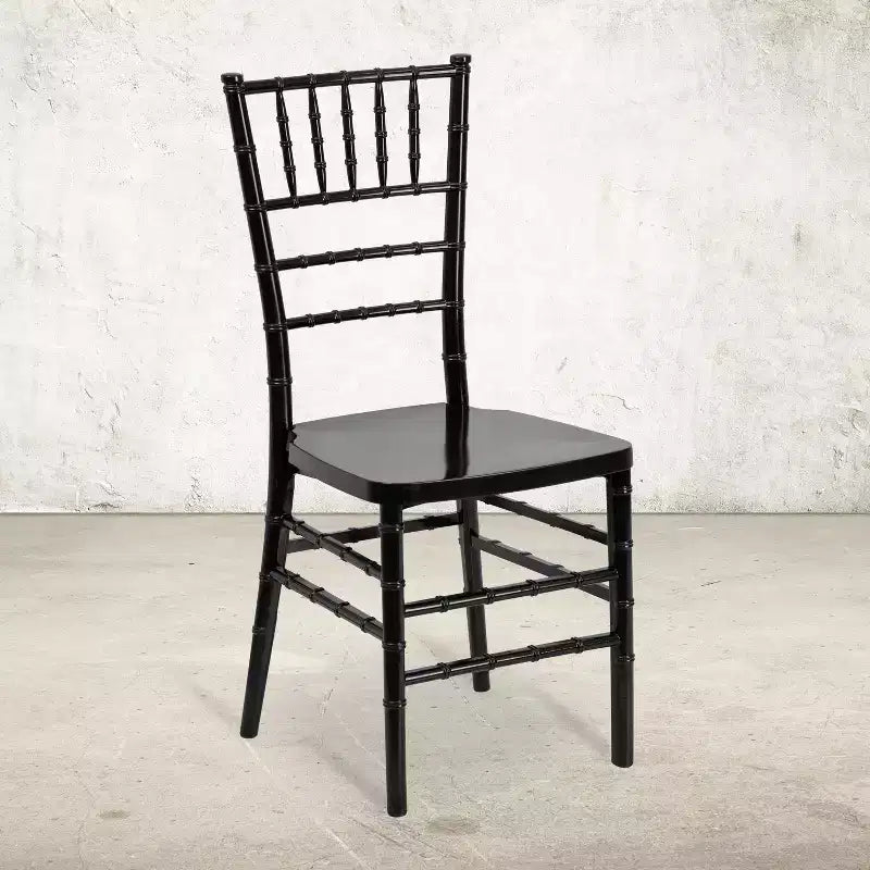 Resin Stacking Chiavari Chair for Weddings & Events – 1000 lb, Indoor & Outdoor