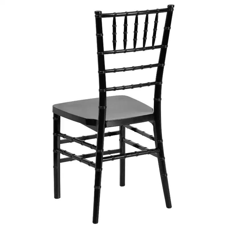 Resin Stacking Chiavari Chair for Weddings & Events – 1000 lb, Indoor & Outdoor