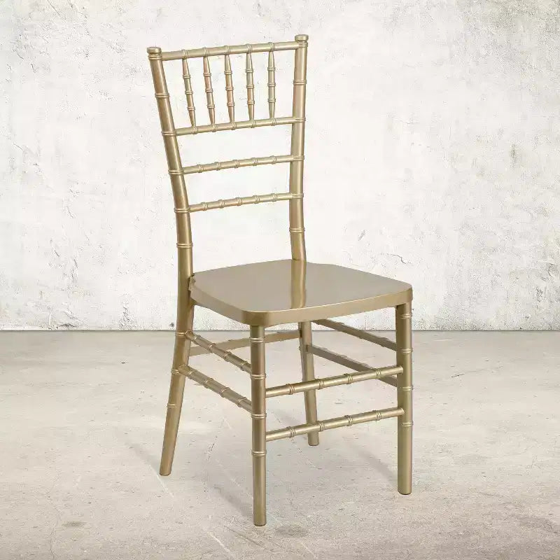 Resin Stacking Chiavari Chair for Weddings & Events – 1000 lb, Indoor & Outdoor