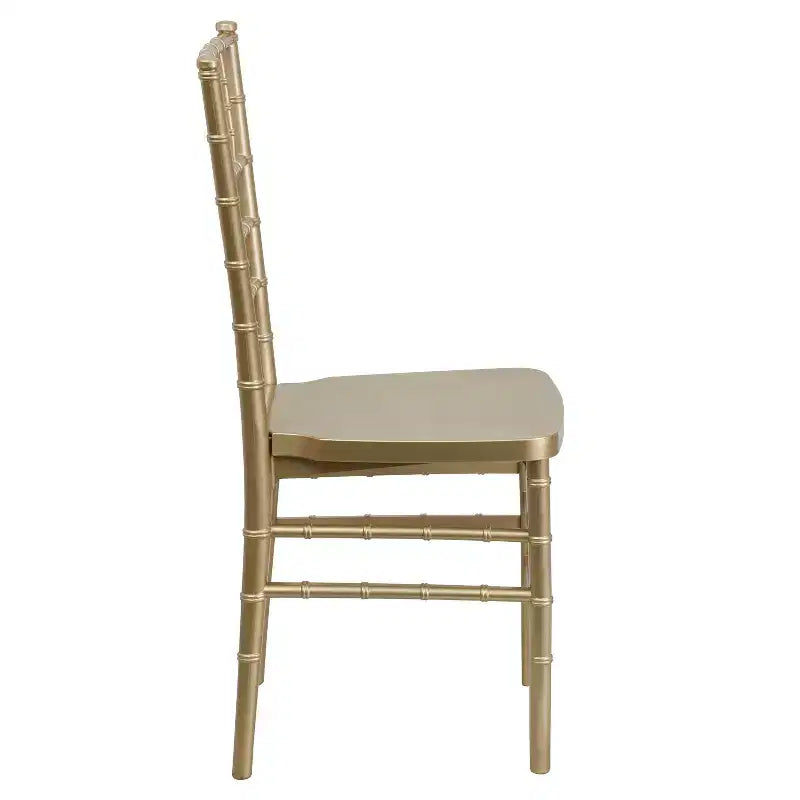 Resin Stacking Chiavari Chair for Weddings & Events – 1000 lb, Indoor & Outdoor