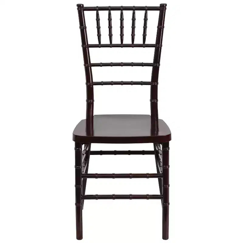 Resin Stacking Chiavari Chair for Weddings & Events – 1000 lb, Indoor & Outdoor