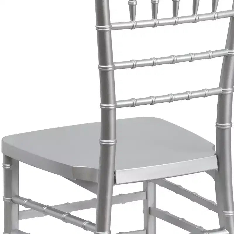 Resin Stacking Chiavari Chair for Weddings & Events – 1000 lb, Indoor & Outdoor