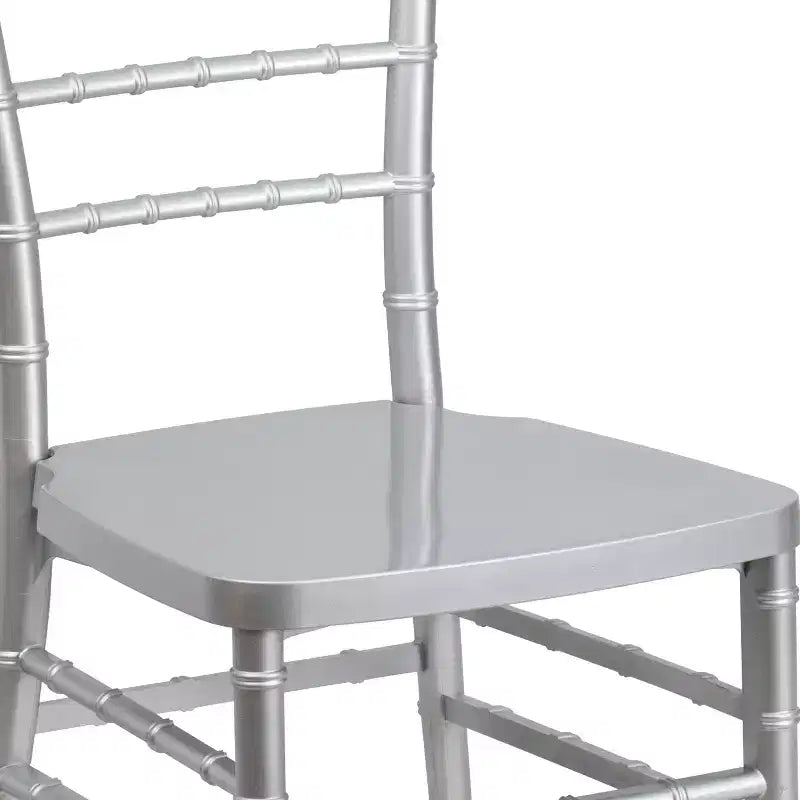 Resin Stacking Chiavari Chair for Weddings & Events – 1000 lb, Indoor & Outdoor