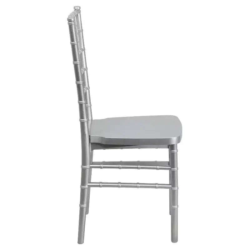 Resin Stacking Chiavari Chair for Weddings & Events – 1000 lb, Indoor & Outdoor