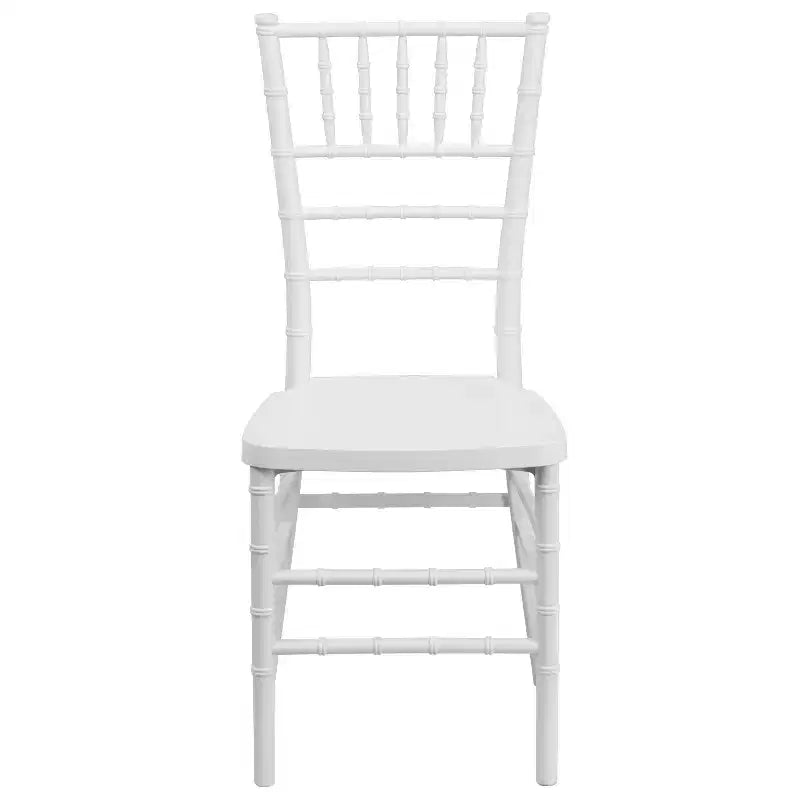 Resin Stacking Chiavari Chair for Weddings & Events – 1000 lb, Indoor & Outdoor
