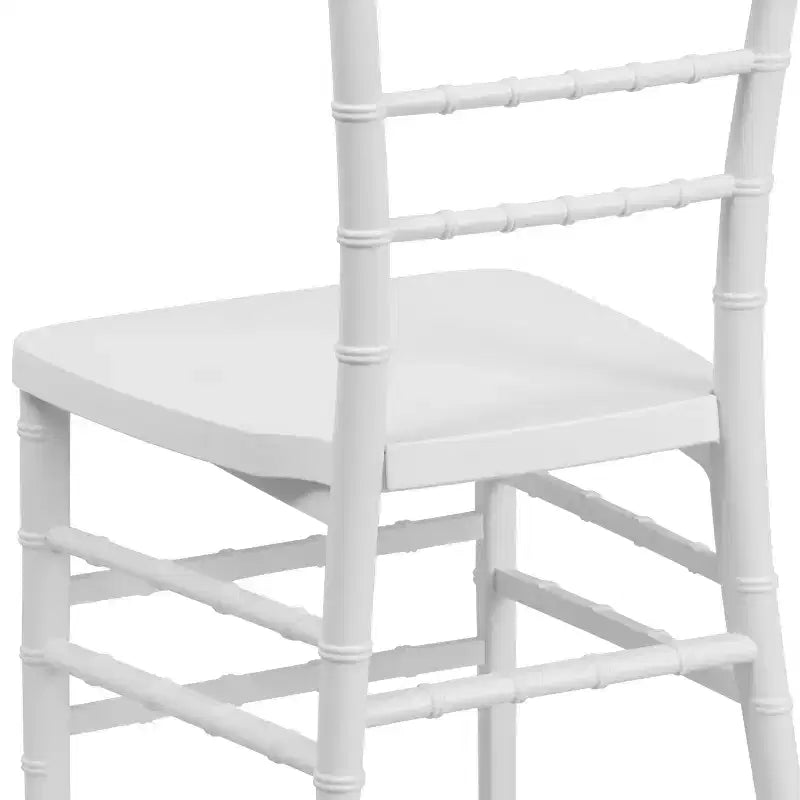 Resin Stacking Chiavari Chair for Weddings & Events – 1000 lb, Indoor & Outdoor