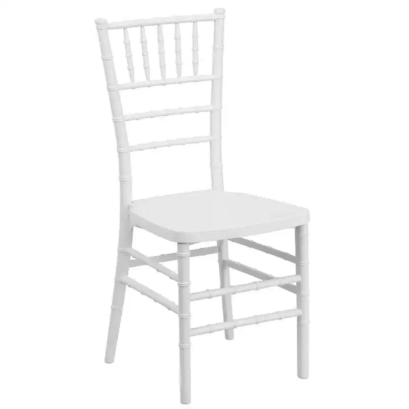 Resin Stacking Chiavari Chair for Weddings & Events – 1000 lb, Indoor & Outdoor