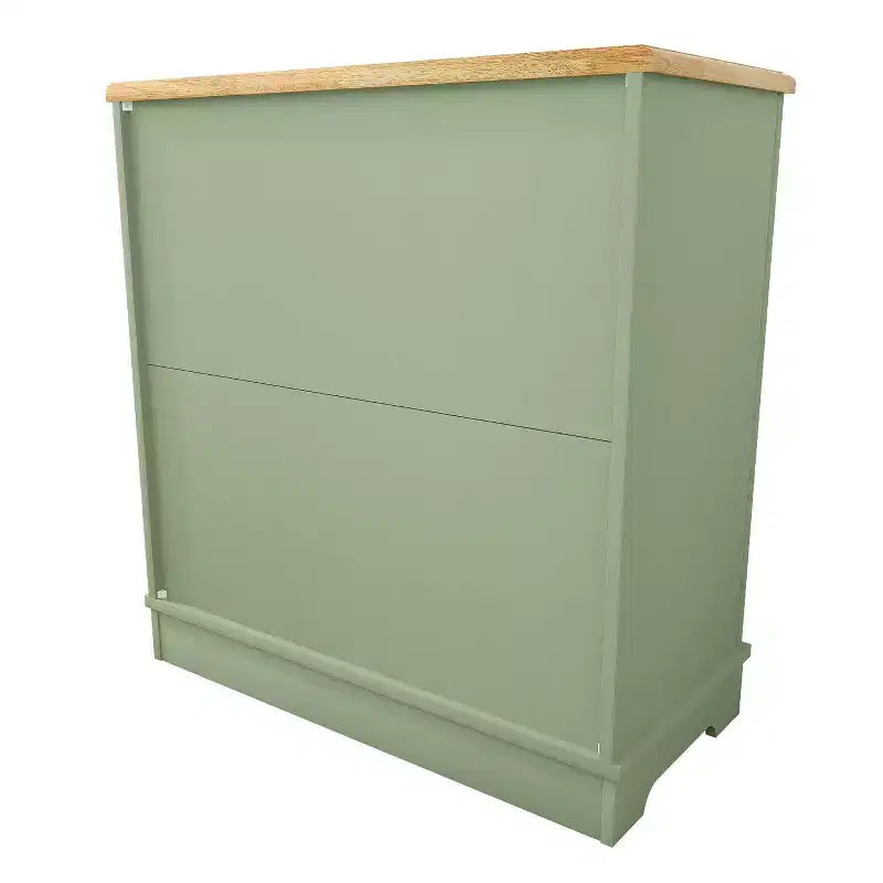 31.5" Storage Sideboard Buffet Cabinet – 4 Shelves, Tempered Glass Doors, MDF