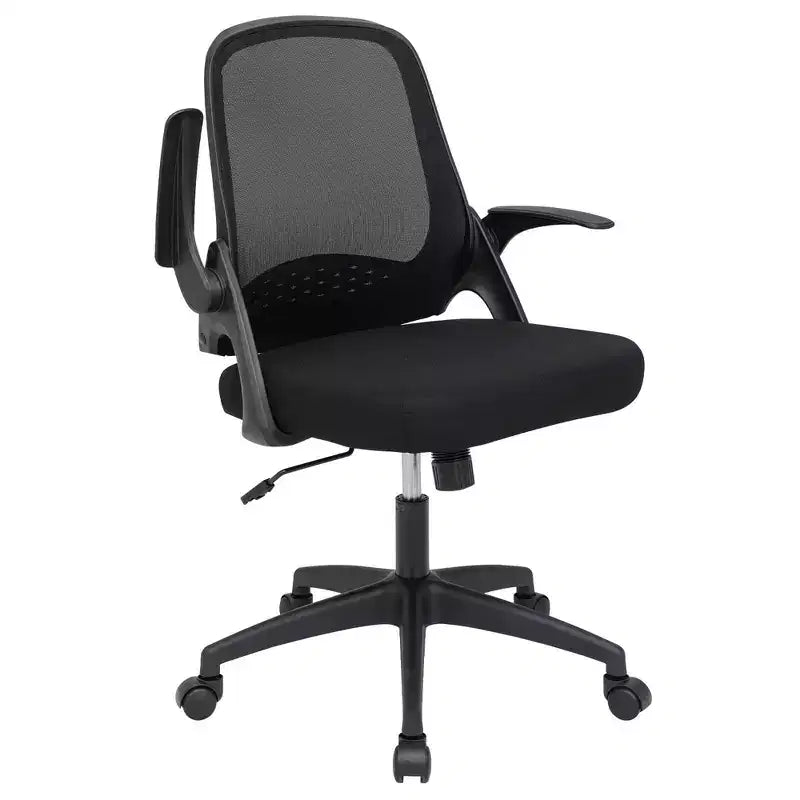 Ergonomic Mesh Office Chair with Flip-Up Arms – Lumbar Support, 330 lb, Adjustable Height