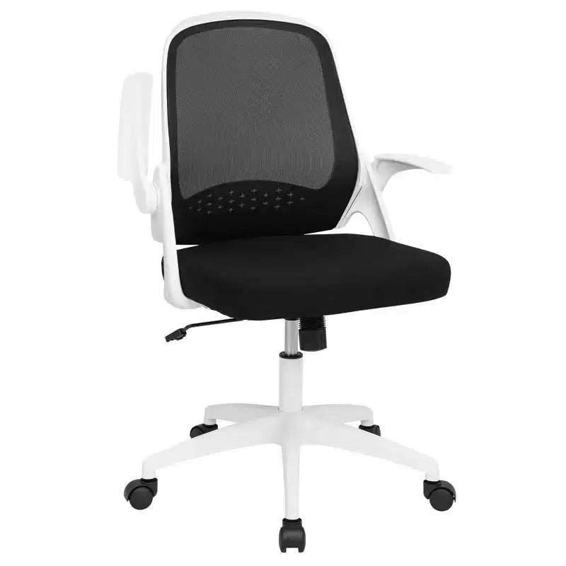 Ergonomic Mesh Office Chair with Flip-Up Arms – Lumbar Support, 330 lb, Adjustable Height