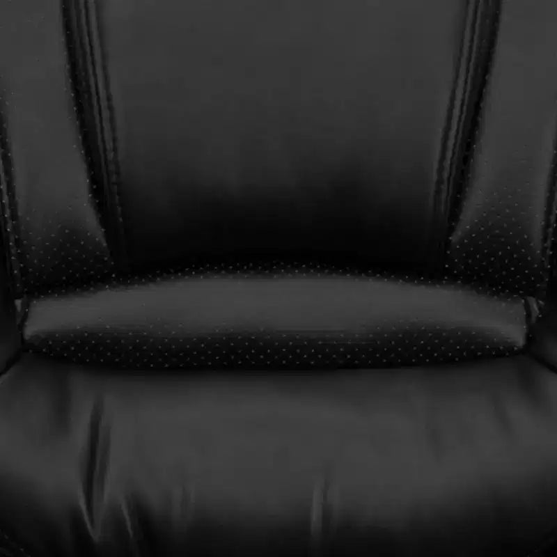 High-Back Executive Swivel Office Chair – LeatherSoft, Lumbar Support, 250 lb, 2-Year Warranty