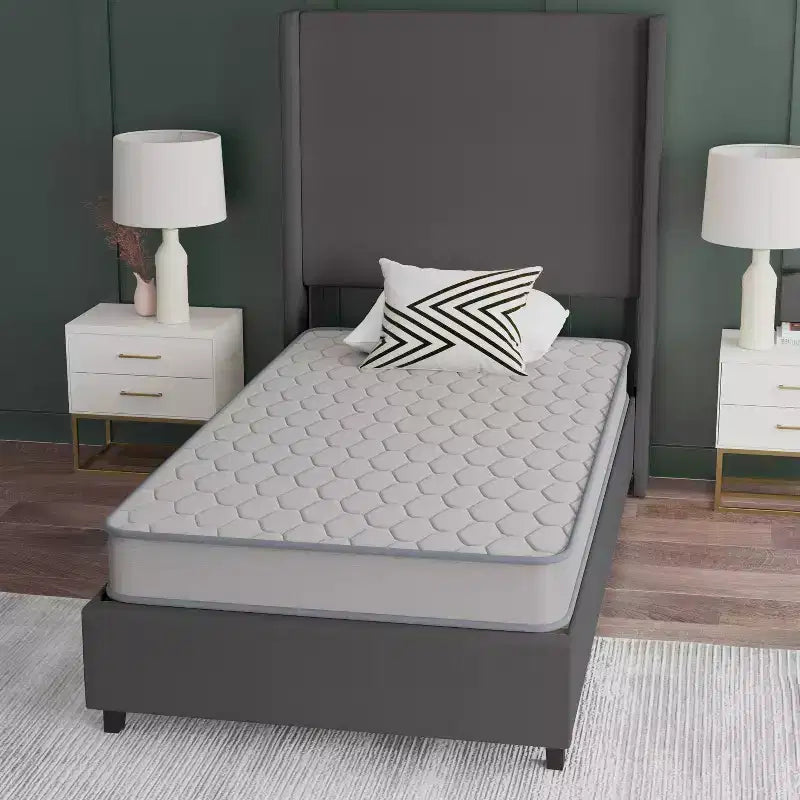 Medium Firm Hybrid Innerspring Mattress – Pocket Coils, CertiPUR-US Foam, Bed in a Box