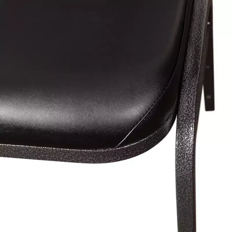 Dome Back Stacking Banquet Chair – 500 lb, Vinyl Upholstery, Steel Frame, Stacks 10 High