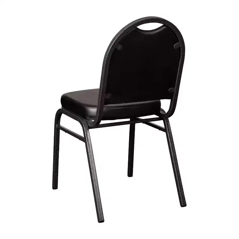 Dome Back Stacking Banquet Chair – 500 lb, Vinyl Upholstery, Steel Frame, Stacks 10 High