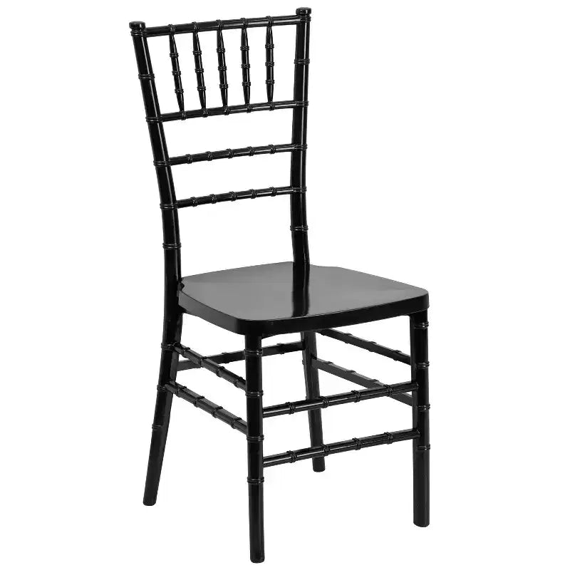 Set of 2 Premium Resin Stacking Chiavari Chairs – 1000 lb, Indoor & Outdoor, Fully Assembled