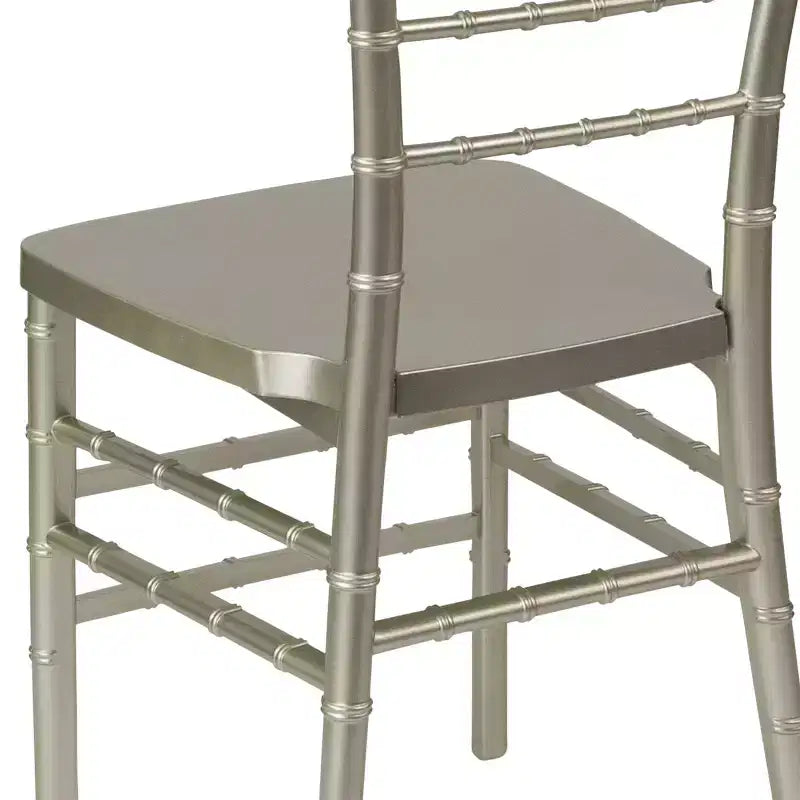 Set of 2 Premium Resin Stacking Chiavari Chairs – 1000 lb, Indoor & Outdoor, Fully Assembled