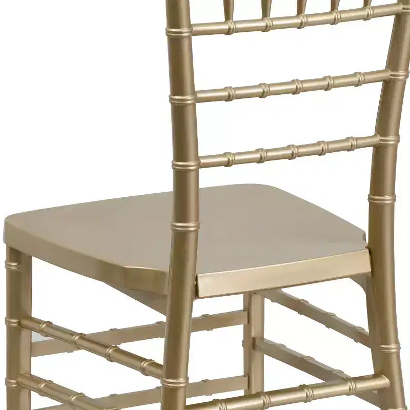 Set of 2 Premium Resin Stacking Chiavari Chairs – 1000 lb, Indoor & Outdoor, Fully Assembled