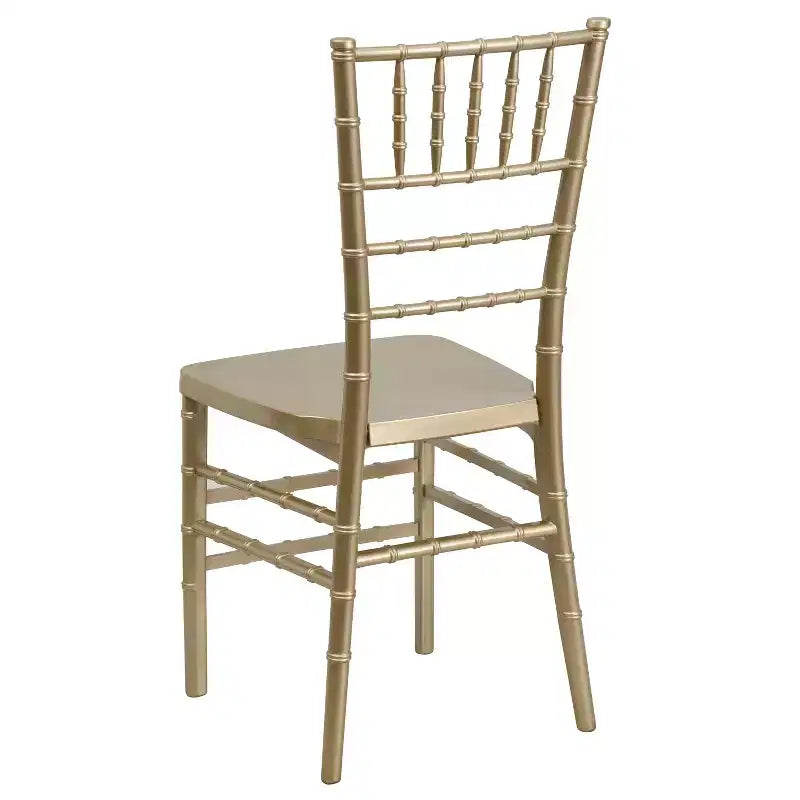 Set of 2 Premium Resin Stacking Chiavari Chairs – 1000 lb, Indoor & Outdoor, Fully Assembled