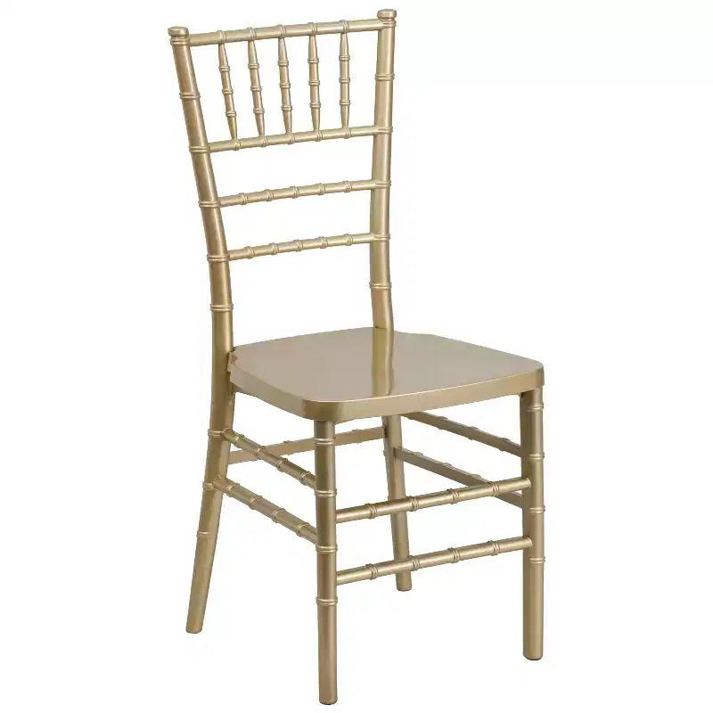 Set of 2 Premium Resin Stacking Chiavari Chairs – 1000 lb, Indoor & Outdoor, Fully Assembled