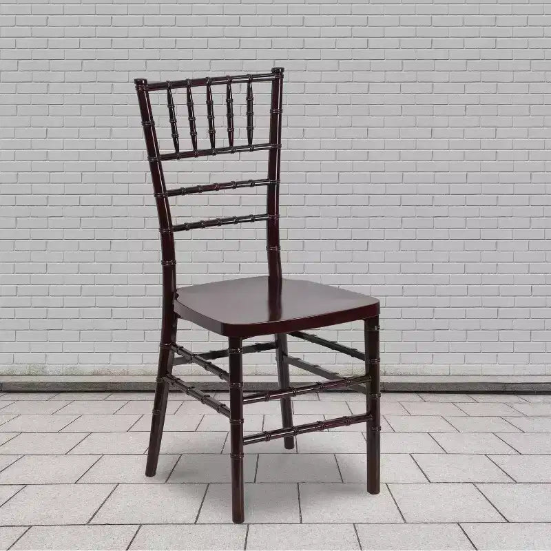 Set of 2 Premium Resin Stacking Chiavari Chairs – 1000 lb, Indoor & Outdoor, Fully Assembled