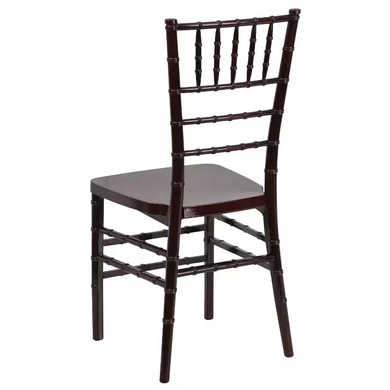 Set of 2 Premium Resin Stacking Chiavari Chairs – 1000 lb, Indoor & Outdoor, Fully Assembled